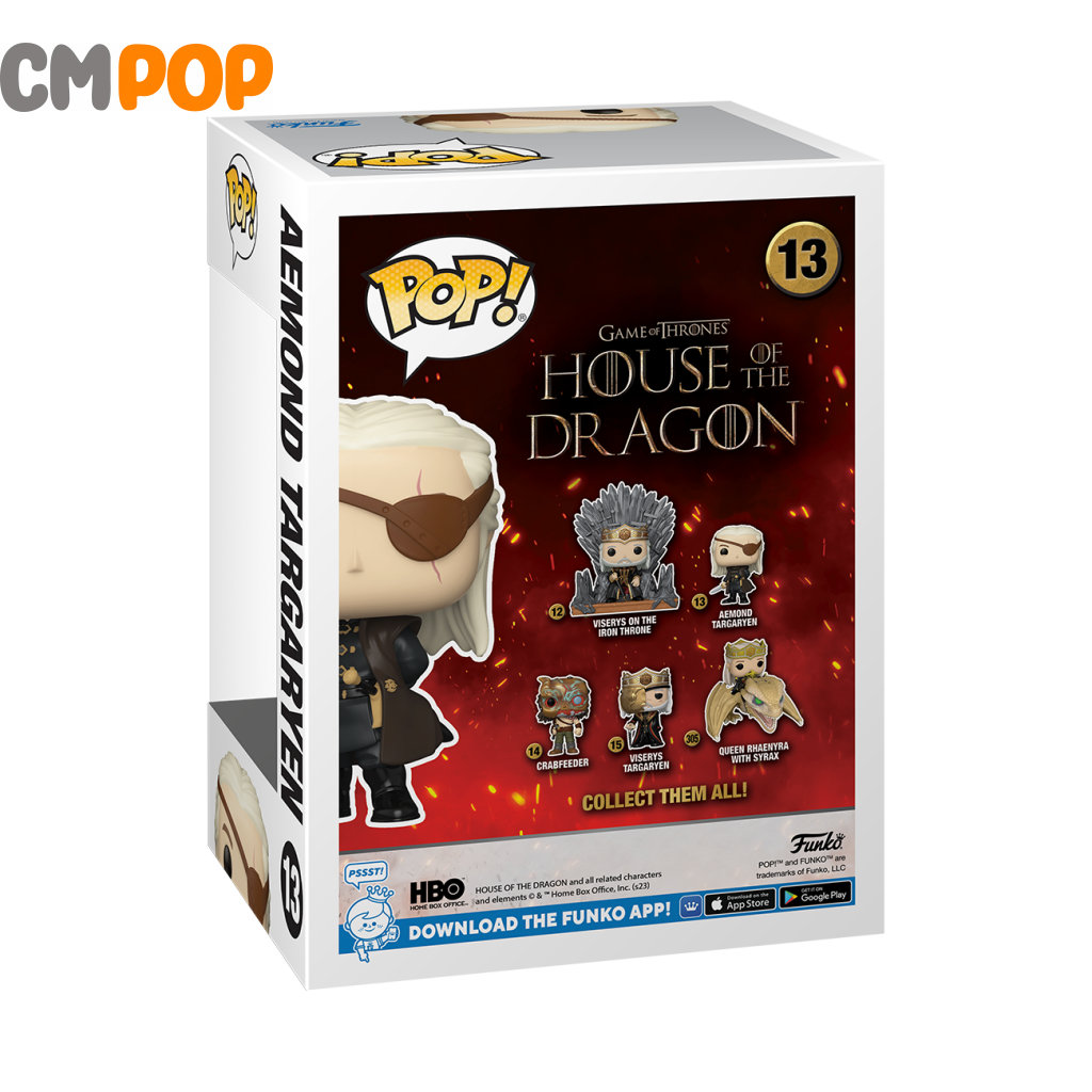 Aemond Targaryen - #13 Funko Pop! House Of The Dragon Pop