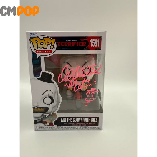 Art the Clown with Bike - #1591 - Funko Pop! - Movies - Terrifier - Signed by David Howard Thornton - Certified Pop!
