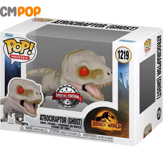 Atrociraptor (Ghost) - #1209 Funko Pop! Movies Jurassic World Special Edition Pop