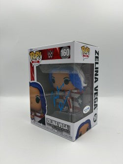 Zelina Vega  - #160 - Funko Pop! - WWE- Wrestling - Signed By Zelina Vega - Autographcoa - Styles may vary