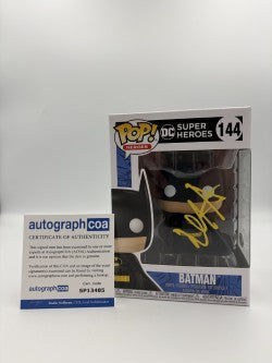 Batman  - #144 - Funko Pop! - Heroes - DC Super Heroes - Signed By Will Arnett - Certified By Autographcoa