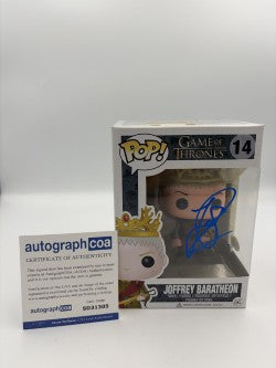 Joffrey Baratheon - #14 - Funko Pop! - Game Of Thrones - Signed By Jack Gleeson  - Certified By Autographcoa