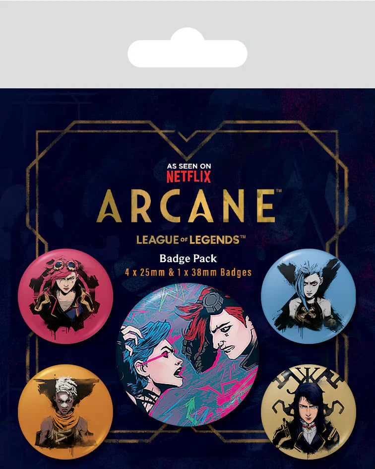 Arcane - League of Legends Badge Pack