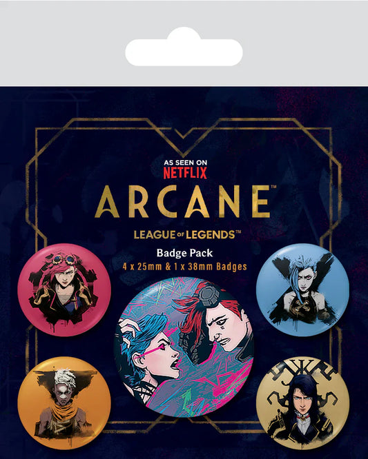Arcane - League of Legends Badge Pack