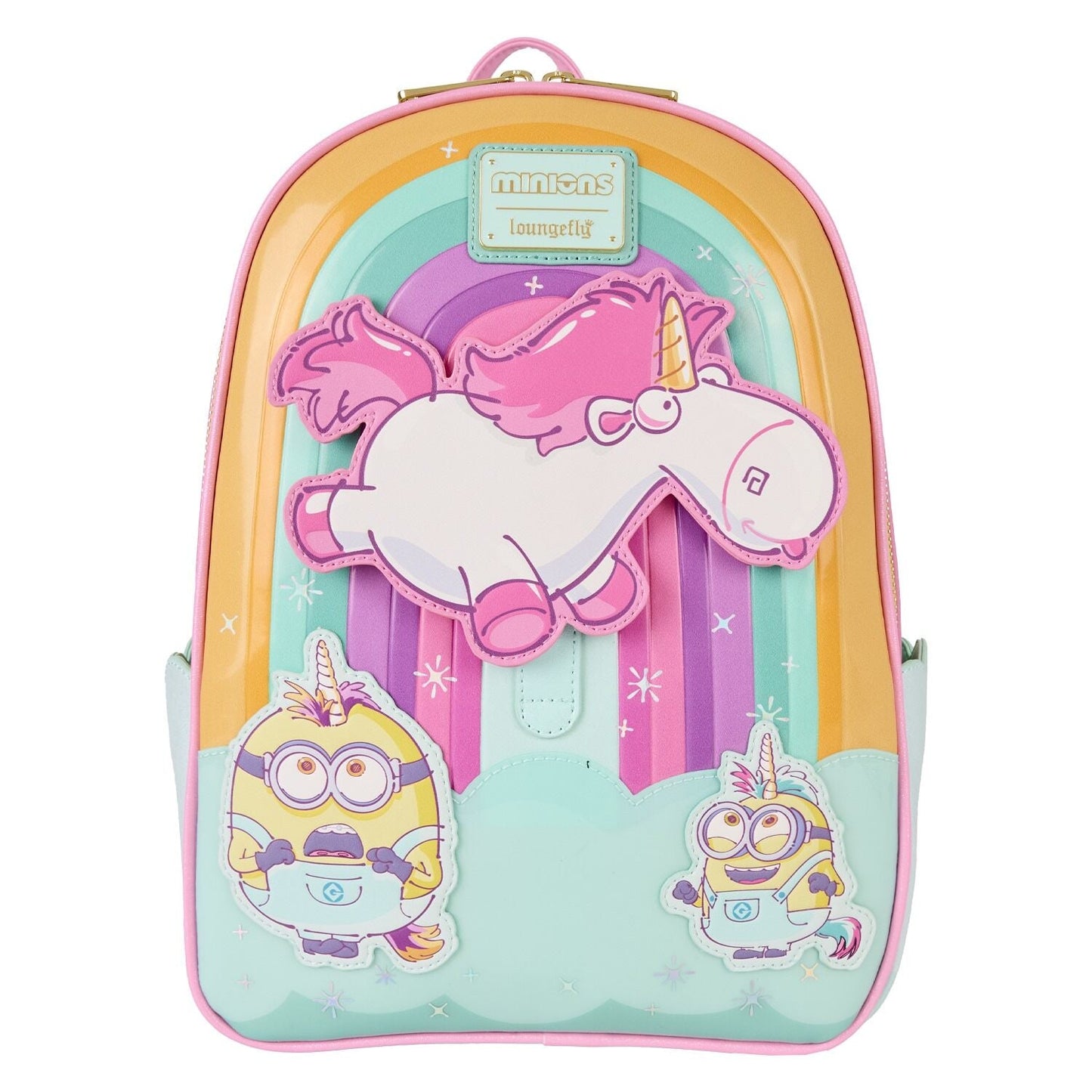 Universal Minions Fluffy Unicorn Mini Backpack - Loungefly