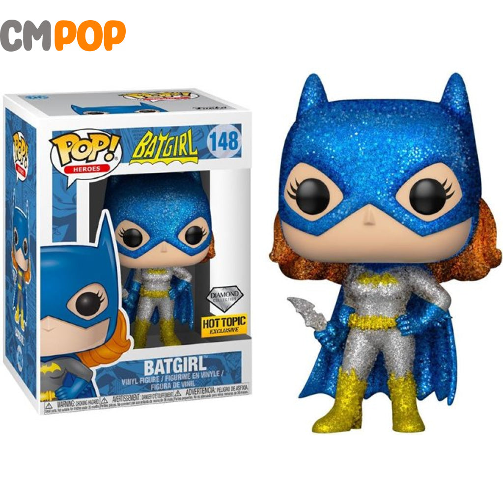 Batgirl - #148 - Heroes - Batgirl - Diamond Collection - Hot Topic Exclusive Funko Pop