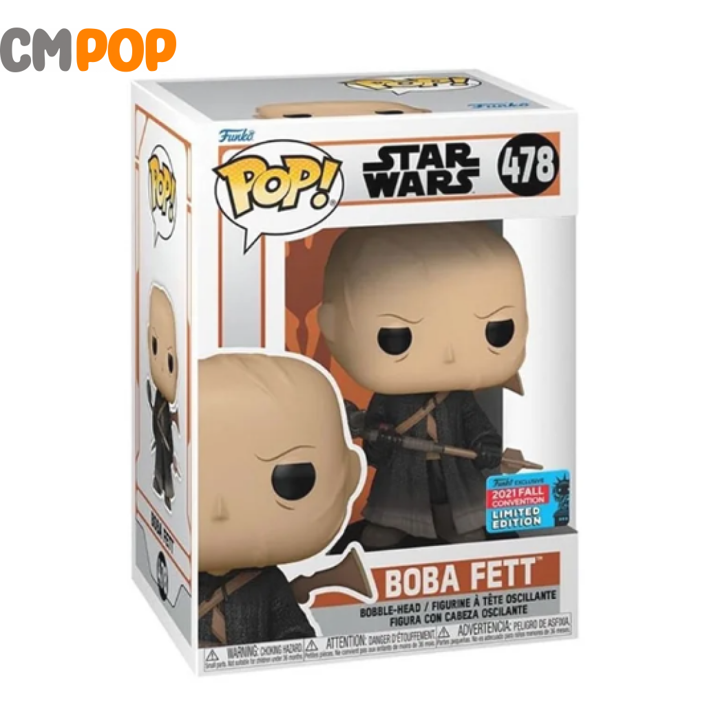 Boba Fett - #478 Funko Pop! Star Wars 2021 Convention Exclusive Pop