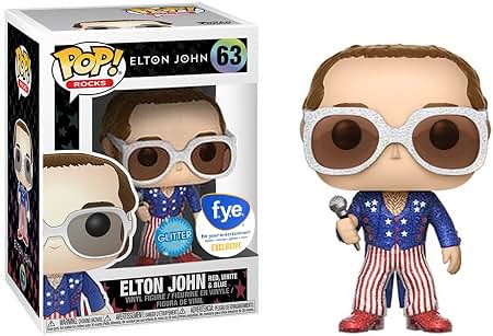 Rocks Elton John (Limited Glitter Edition Exclusive) - #63 - Funko POP!