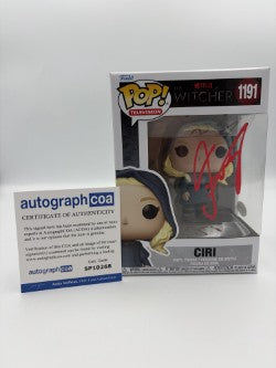 Ciri - #1191 - The Witcher  - Signed By Freya Allan - Autographcoa Certified
