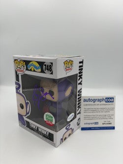 Tinky Winky - #748 - Funko Pop! - Teletubbies - Television - Signed By Rolf Saxon - Certified Autographcoa