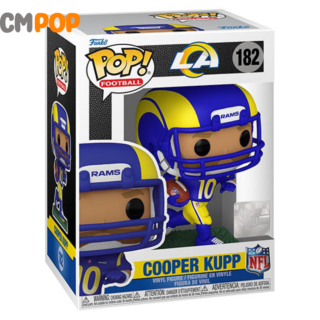 Cooper Kupp [Los Angeles Rams] - #182- Funko Pop! Nfl Sports Pop