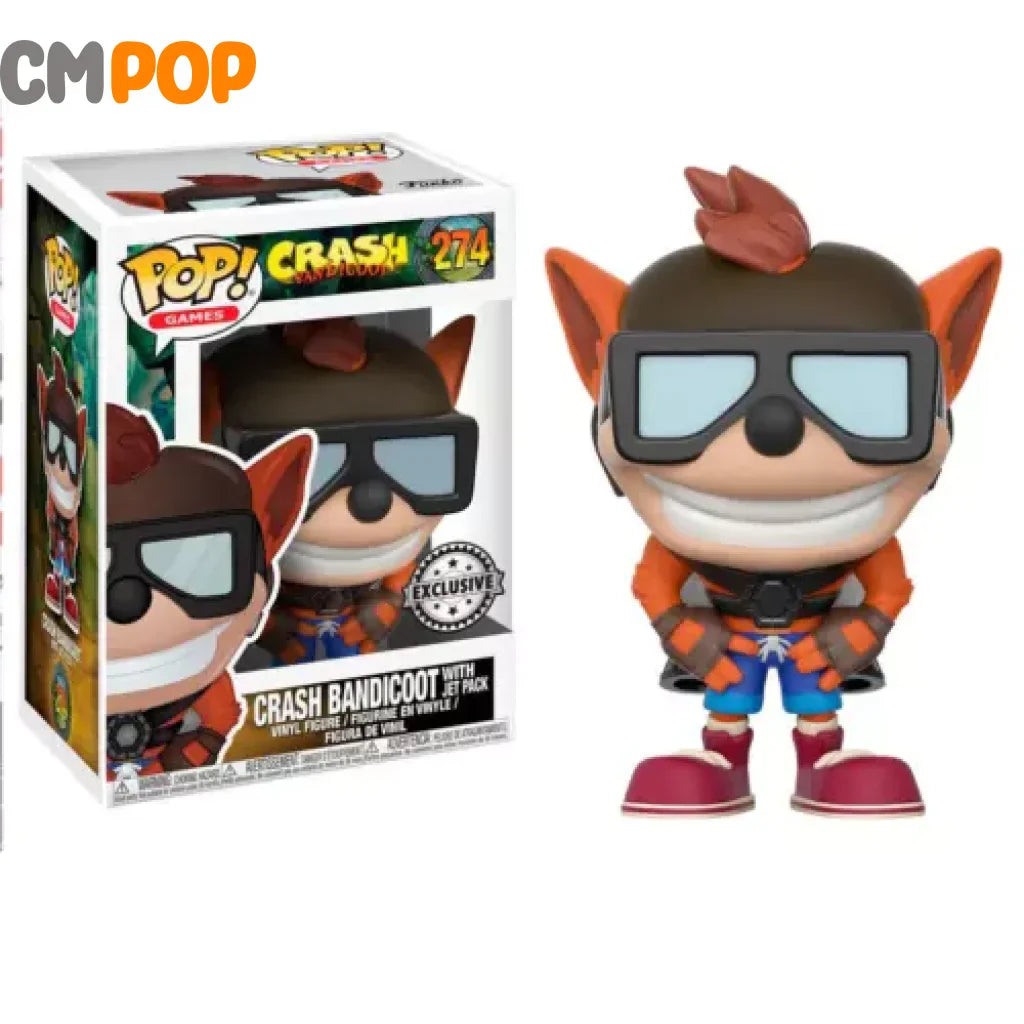 Crash Bandicoot - #274 - Funko Pop! - Games - Crash Bandicoot - Exclusive Funko Pop