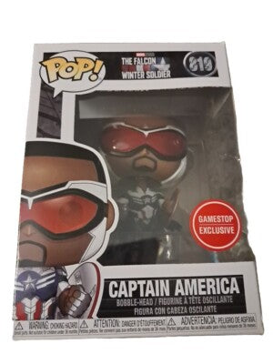 Marvel The Falcon & Winter Soldier Captain America - #819 - Funko POP! gamestop exclusive