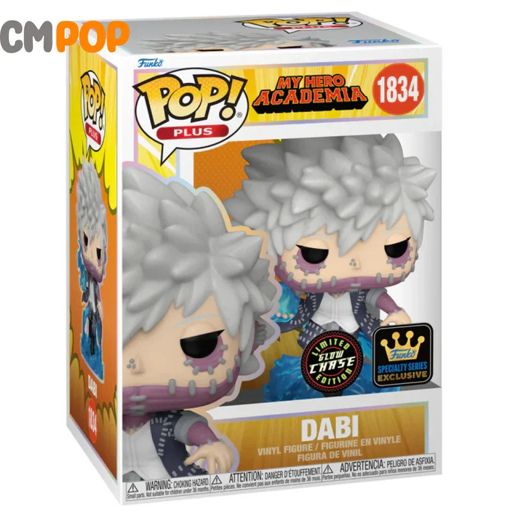 Dabi - #1834- Funko Pop! - Plus Animation - My Hero Academia - Glow - Limited Chase Edition Funko Pop