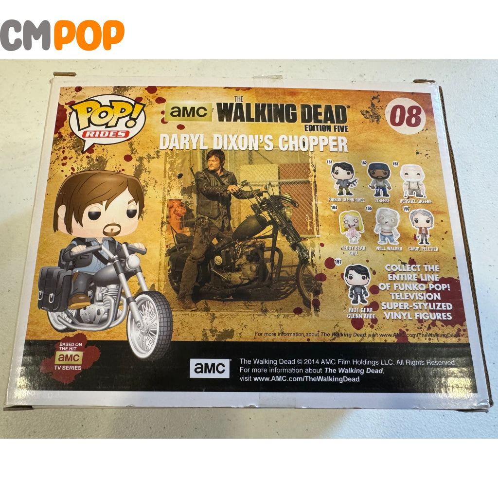 Daryl Dixon’s Chopper - #08 The Walking Dead Television Rides- Condition 8 Out 10 Funko Pop