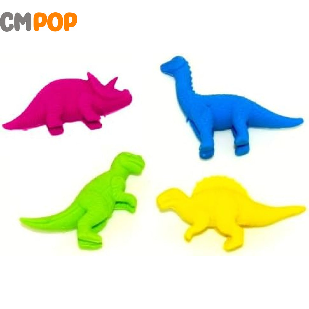 Dinosaur Erasers 4-Pack Pencils