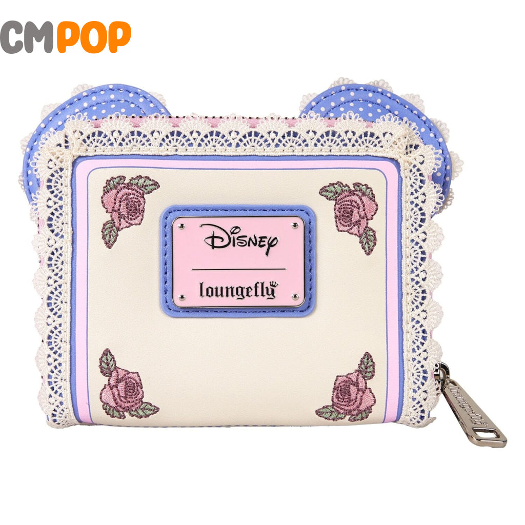 Disney Minnie Floral and Lace Ears Wallet - Loungefly Loungefly