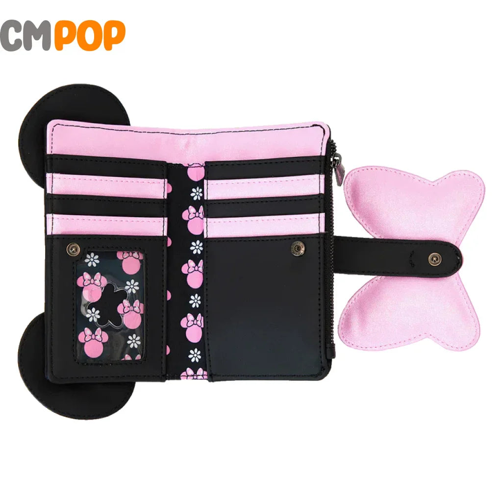 Disney Minnie Floral Rock The Dots Flap Wallet - Loungefly