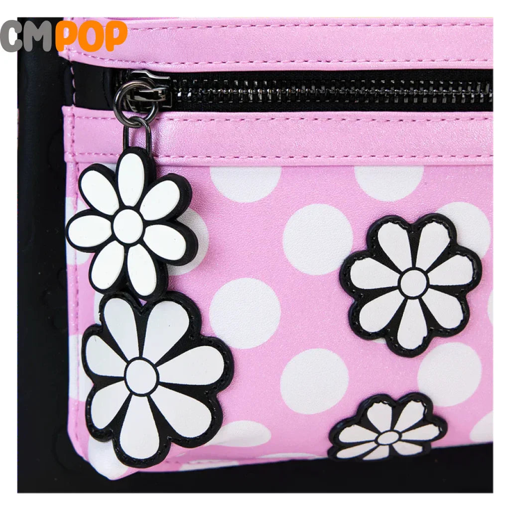 Disney Minnie Floral Rock The Dots Mini Backpack - Loungefly