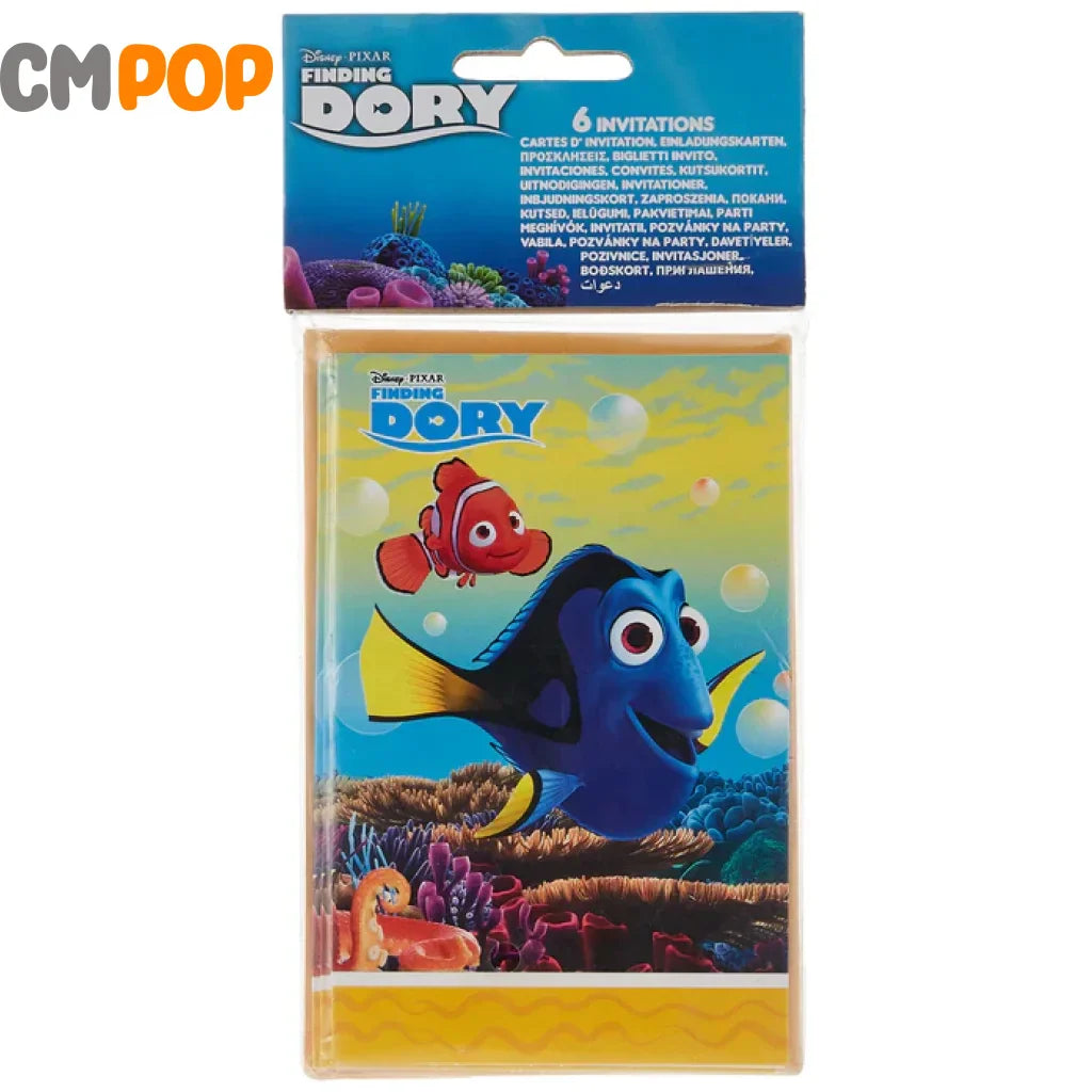 Disney/Pixar Finding Dory Invitations & Envelopes Party Supplies