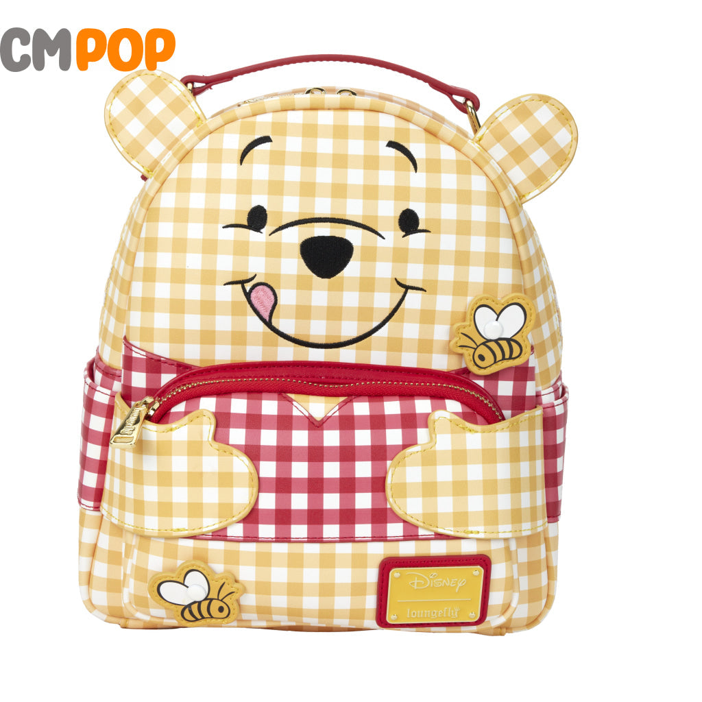 Disney Winnie The Pooh Gingham Mini Backpack - Loungefly