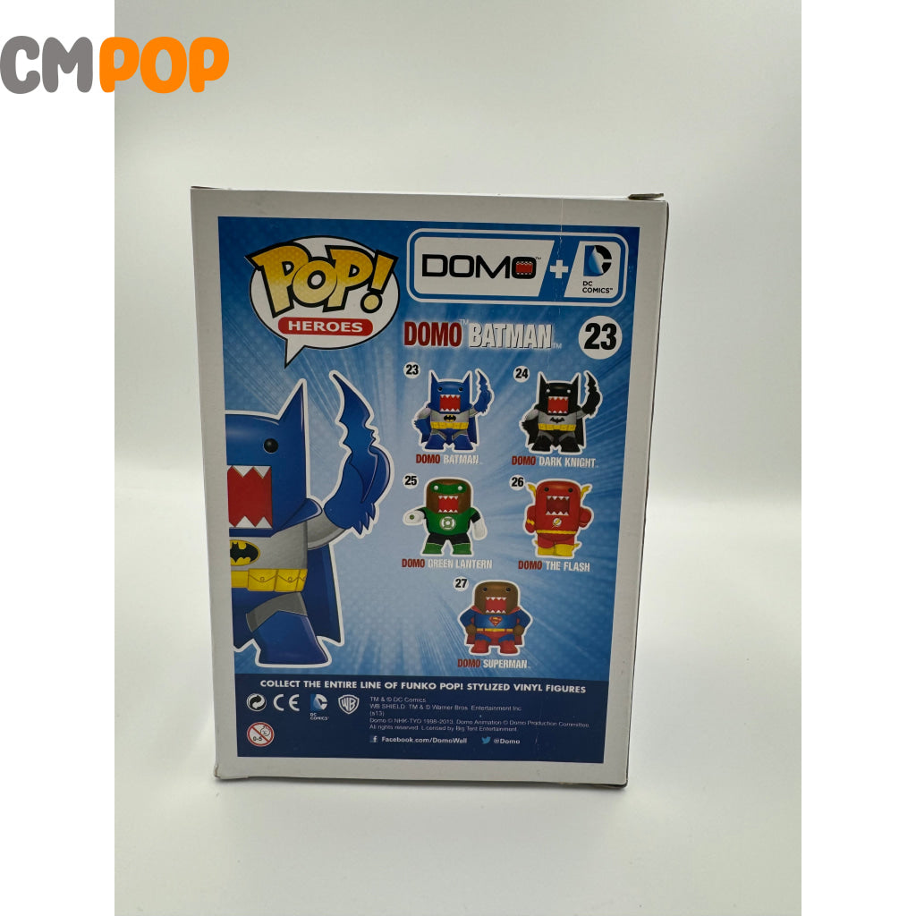 Domo Batman - #23 Funko Pop! Heroes Domo + Dc Comics 2013 Exclusive Comic Con Pop