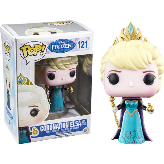 #121 Funko Disney Frozen Coronation Elsa With Orb Hot topic Exclusive - Funko POP!