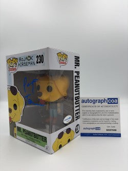 Mr. Peanutbutter - #230 - Funko Pop! - Animation - BoJack Horseman - Signed By Paul F Tomkins  - Autographcoa Certified Pop