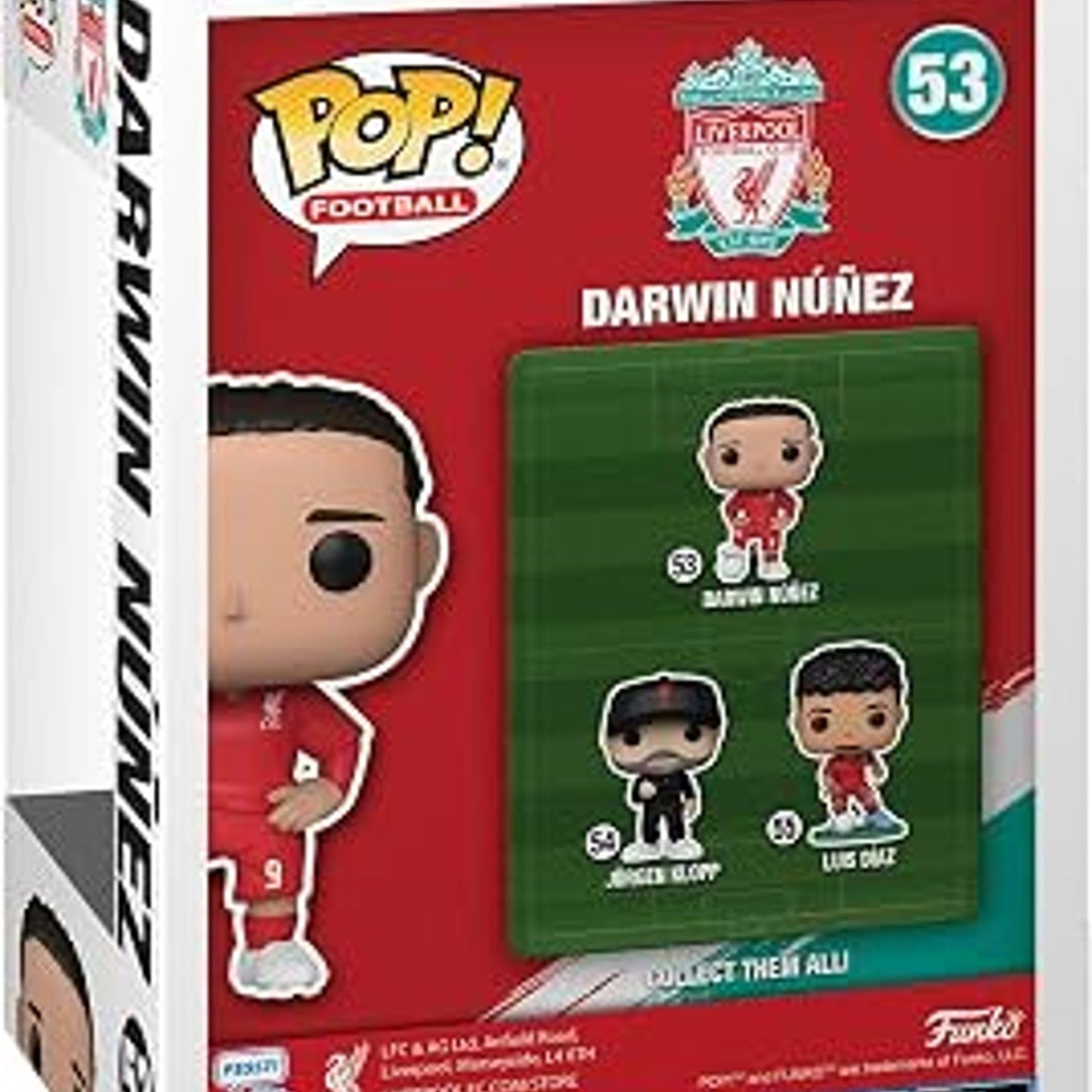 #53 Funko Soccer: Liverpool Football Club - Darwin Nunez - #53 - Funko POP!