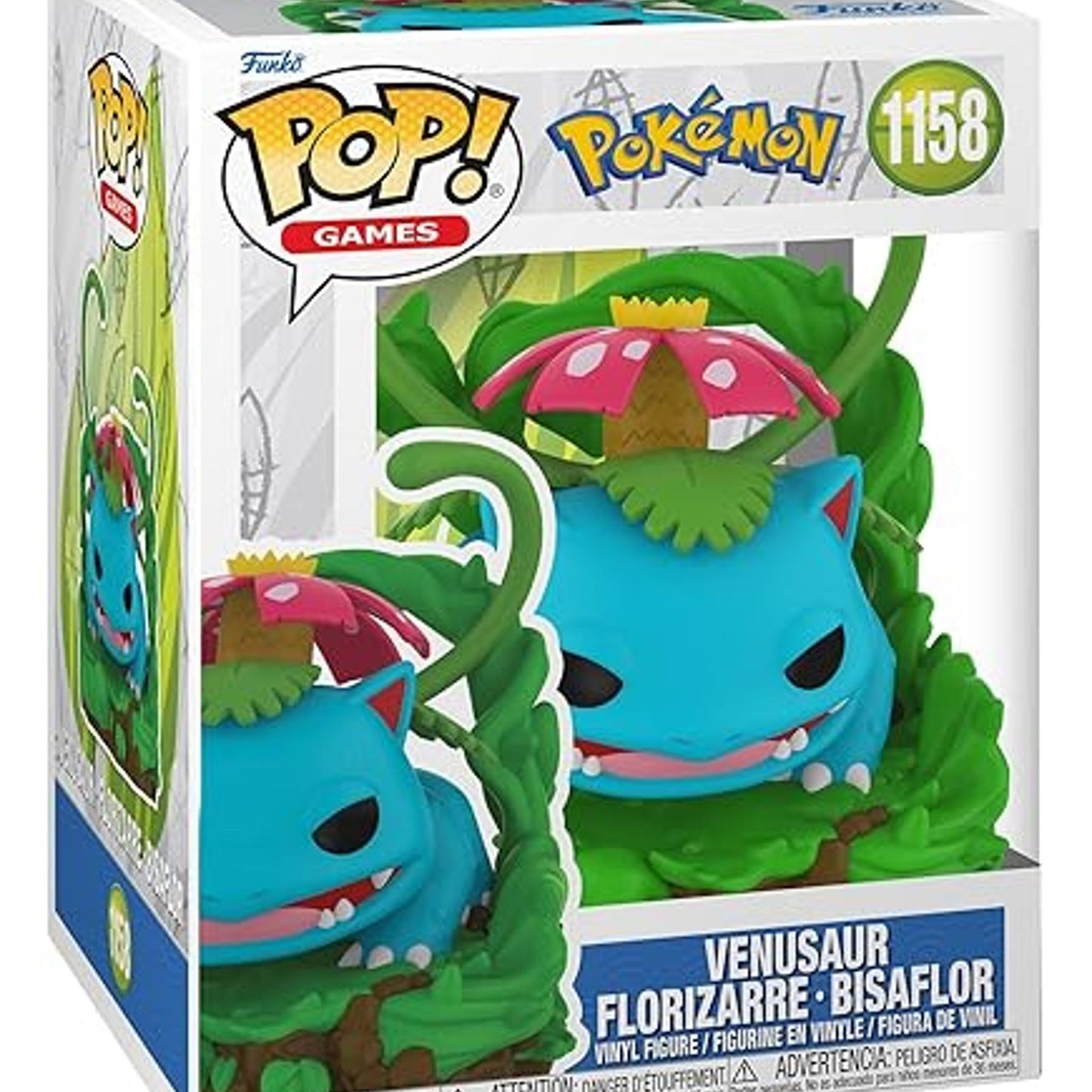Venusaur - #1158 - Pokemon - Funko Pop