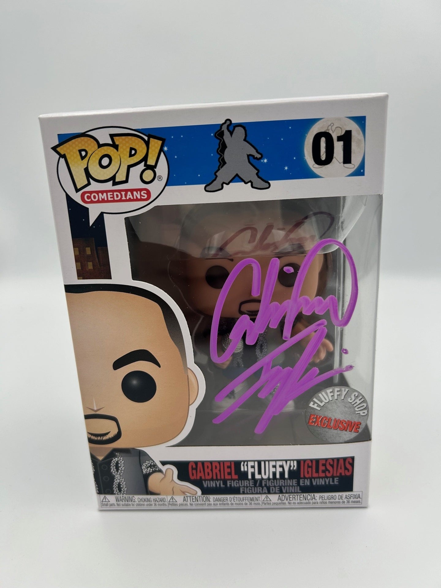 Gabriel "fluffy" Iglesias  - #01 - Funko Pop! - Comedians -  Signed by  - Certified Pop!