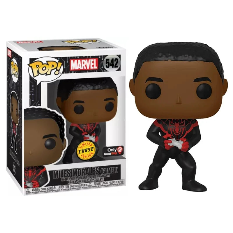 Miles Morales Gamer  #542- Funko Pop! - Marvel - Gamestop - Chase Exclusive
