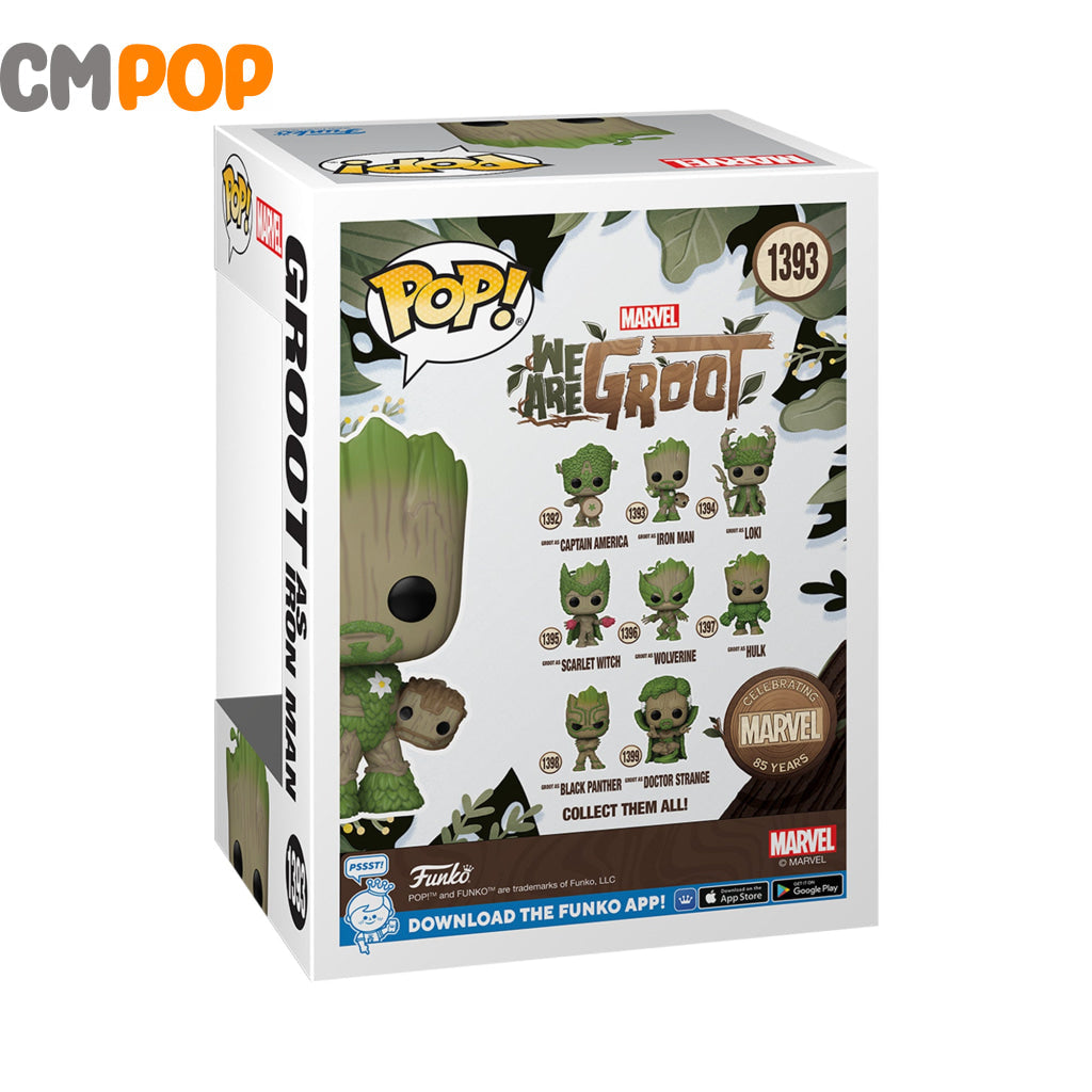 Groot As Iron Man - #1393- Funko Pop! We Are Marvel Pop