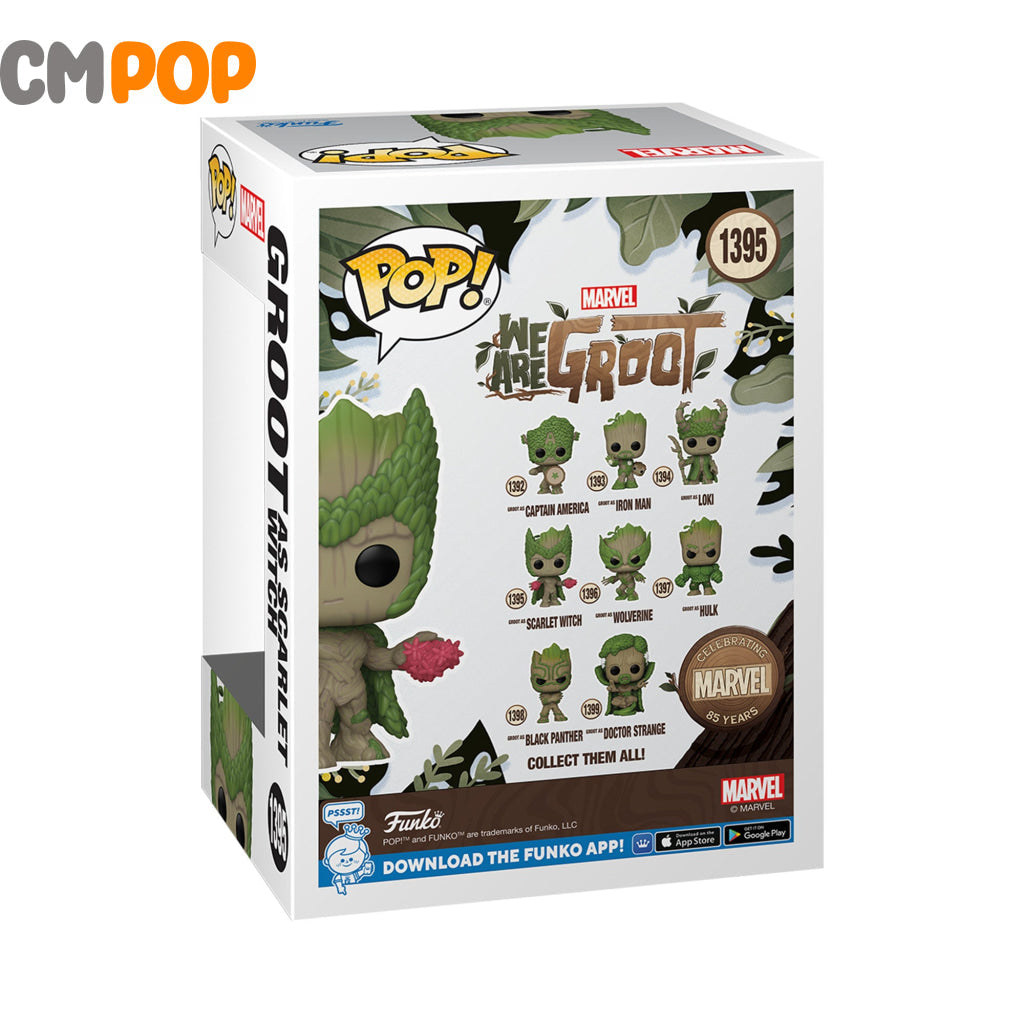 Groot As Scarlet Witch- #1395- Funko Pop! - We Are Marvel Pop