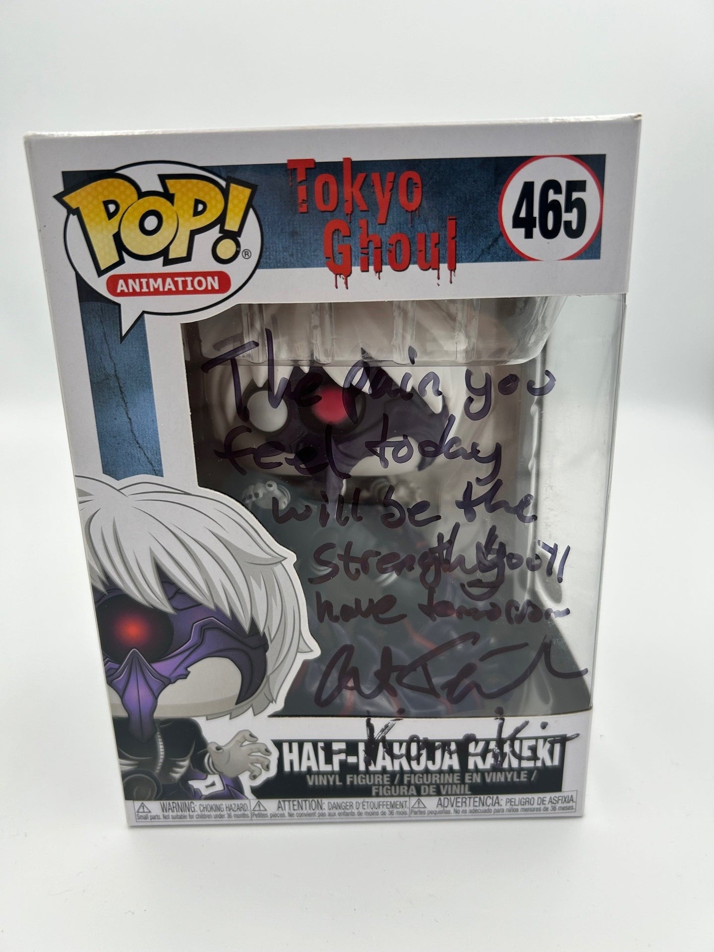 Half-Kakuja Kaneki - #465 - Funko Pop! - Tokyo Ghoul - Signed By Austin Tindle