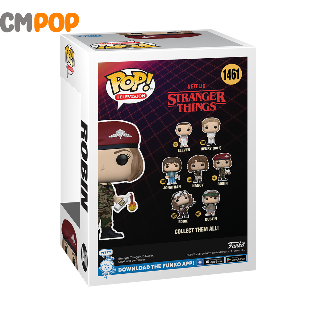 Hunter Robin W/Cocktail - #1461 Funko Pop! Stranger Things Pop