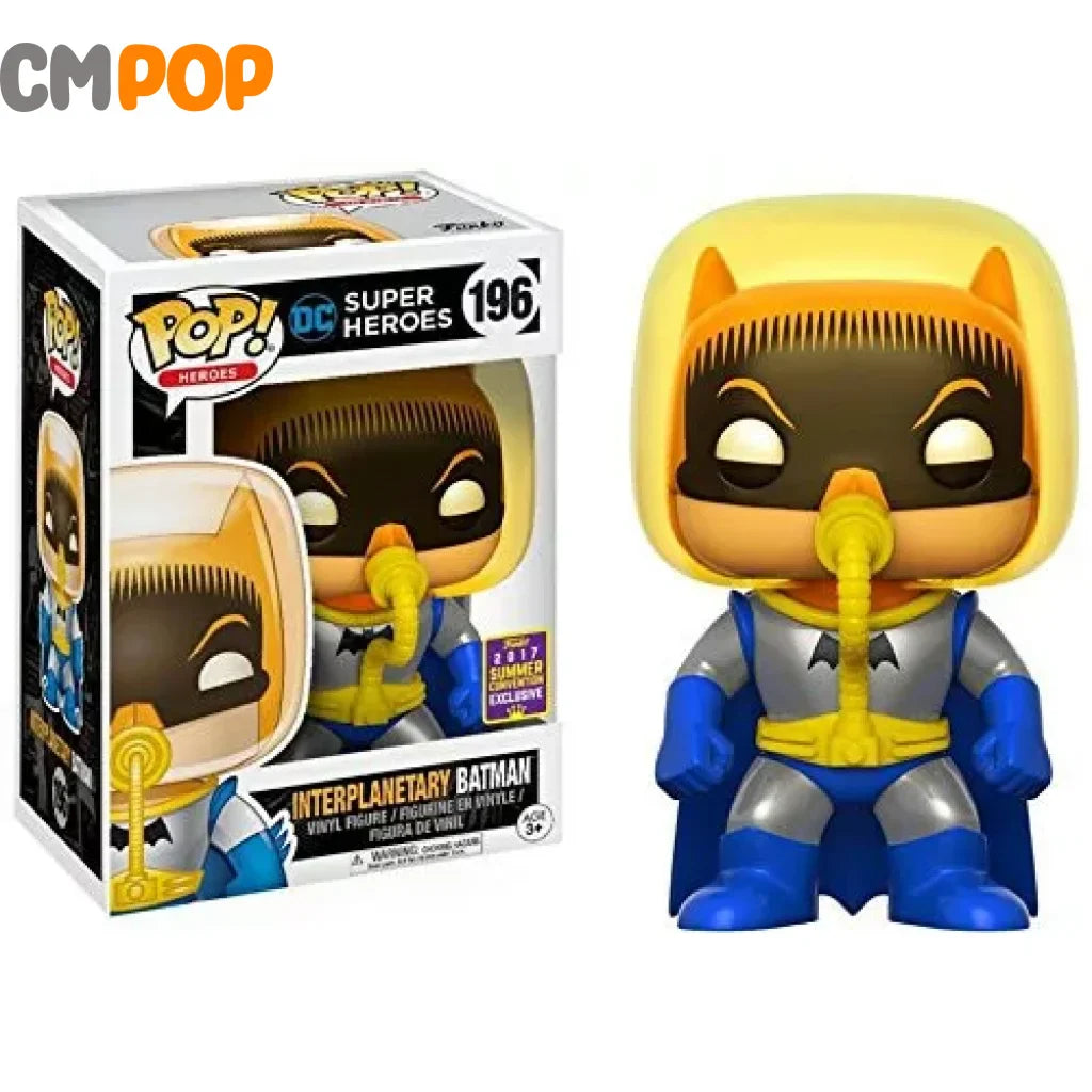 Interplanetary Batman - #196 Funko Pop! Heroes Dc 2017 Summer Convention Limited Edition Exclusive