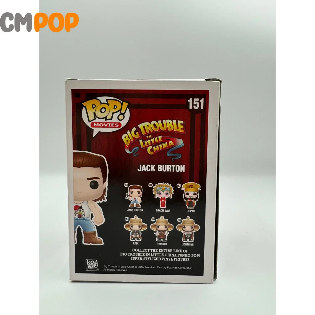 Jack Burton - #151 Funko Pop! Movies Big Trouble In Little China