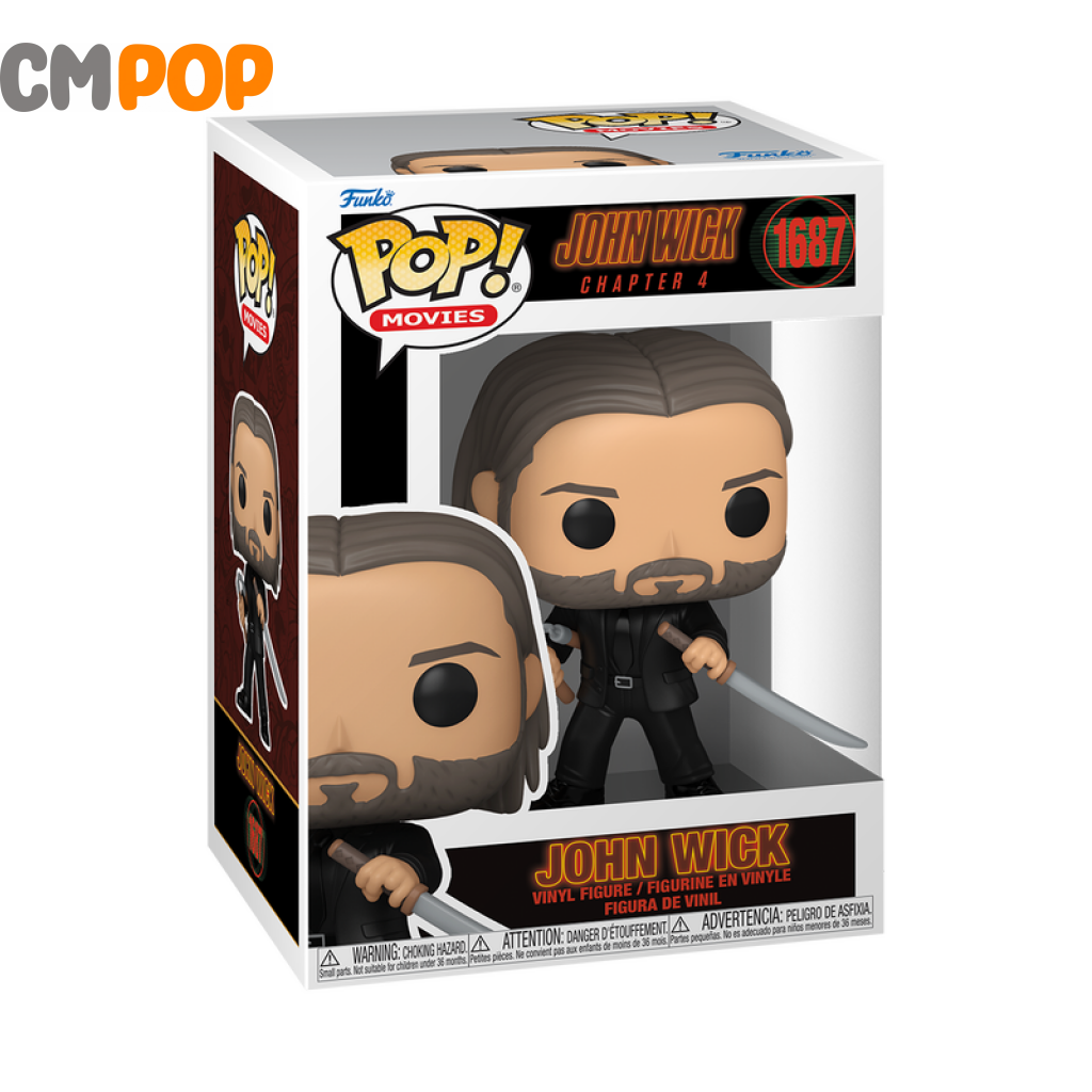 John Wick - #1687- Funko Pop! Chapter 4 Movies Pop
