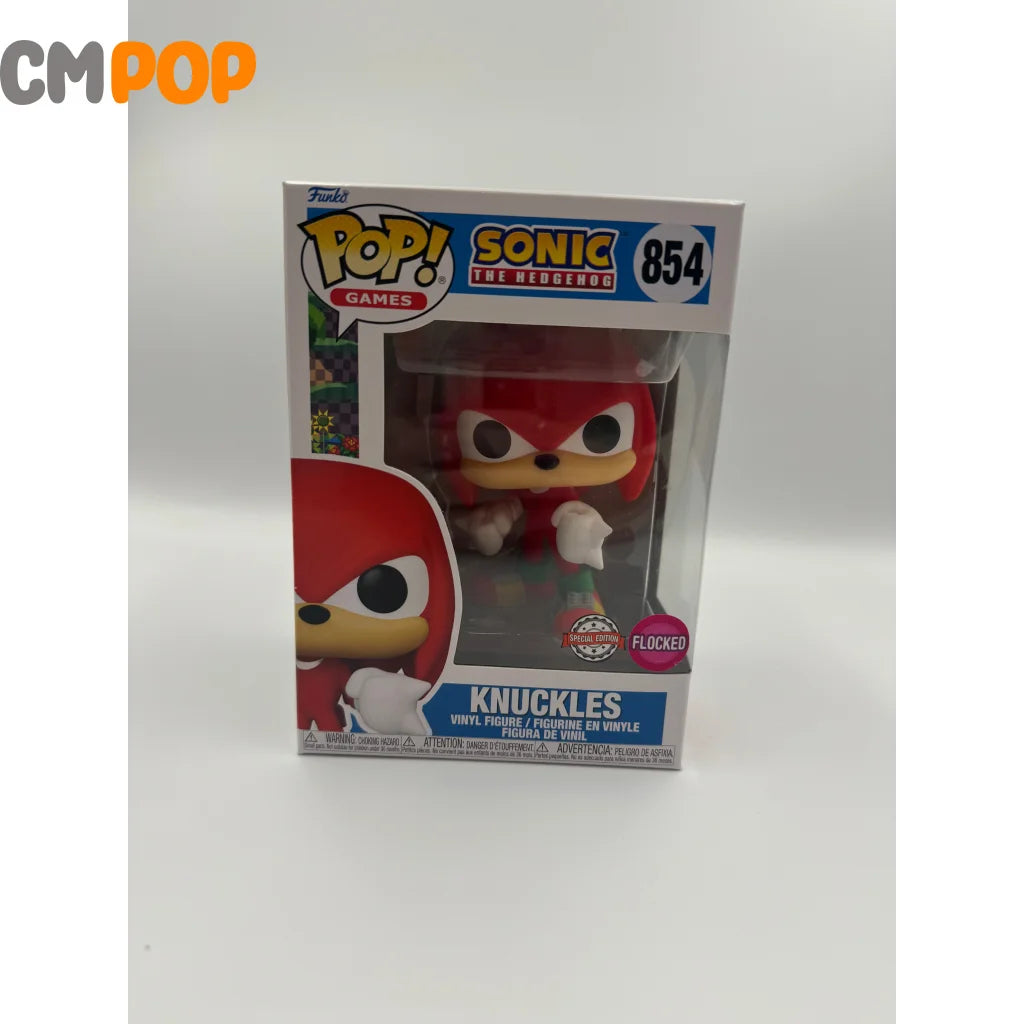Knuckles - #854 Funko Pop! Sonic The Hedgehog Flocked Special Edition