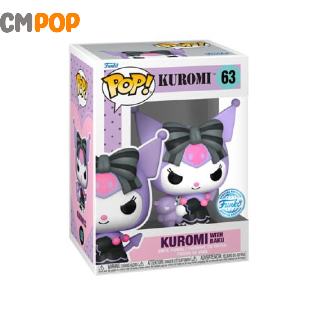Kuromi With Baku - #63 Funko Pop! Exclusive Pop