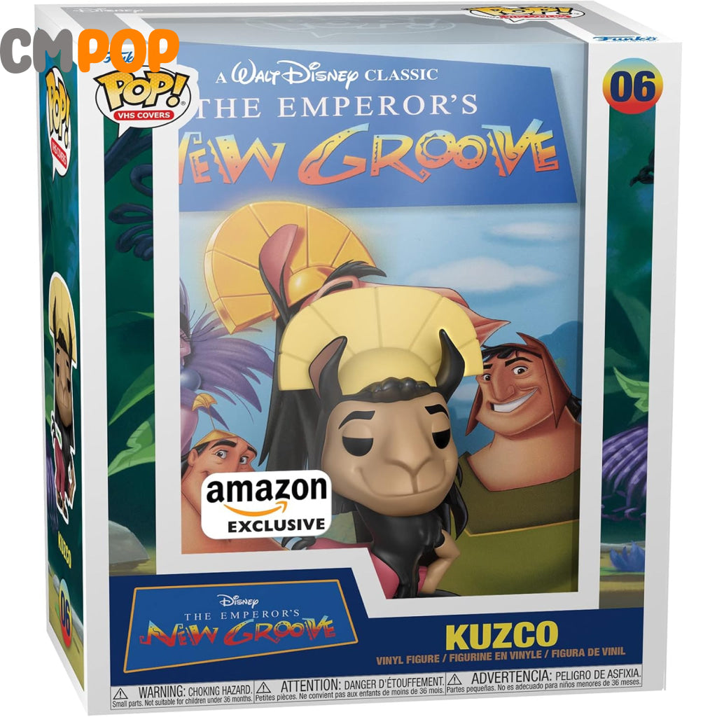 Kuzco - #06 Funko Pop! Vhs Covers Disney Emperors New Groove Amazon Exclusive Pop