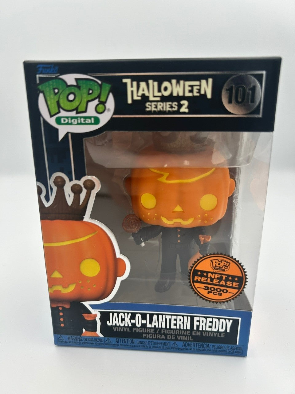 Jack-O-Lantern Freddy - #101  - Funko Pop! - Digital -  Halloween Series 2 - 3000 PCS