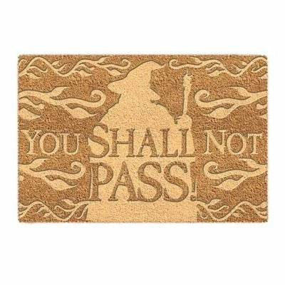 Lord Of The Rings - You Shall Not Pass - 60 x 40cm Coir Doormat