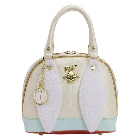 Disney Alice in Wonderland Alice White Rabbit  Handbag - Loungefly