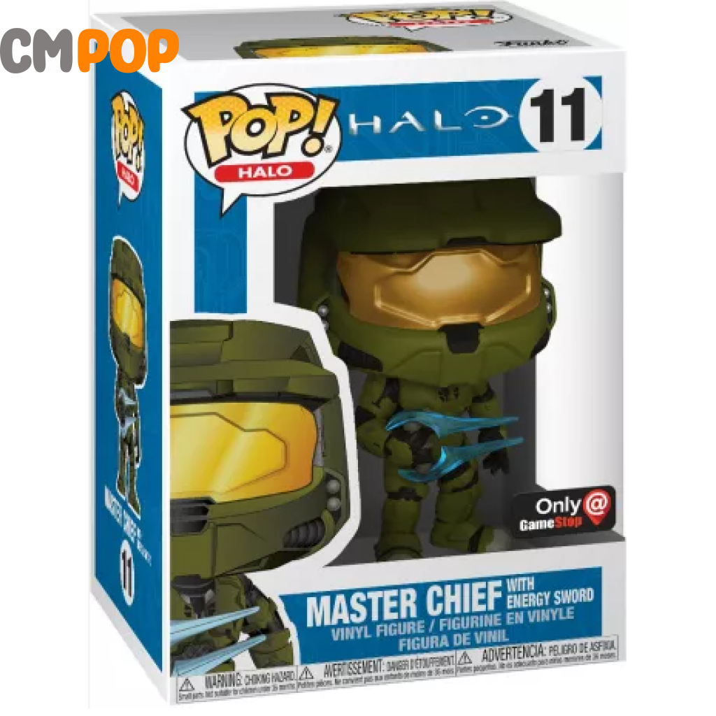 Master Chief With Energy Sword - #11 Funko Pop! Halo Gamestop Exclusive Pop