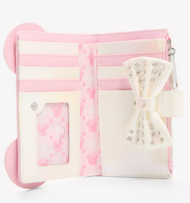 Minnie Mouse Rhinestone Iridescent Wallet -Disney - Loungefly - CMPOP Exclusive