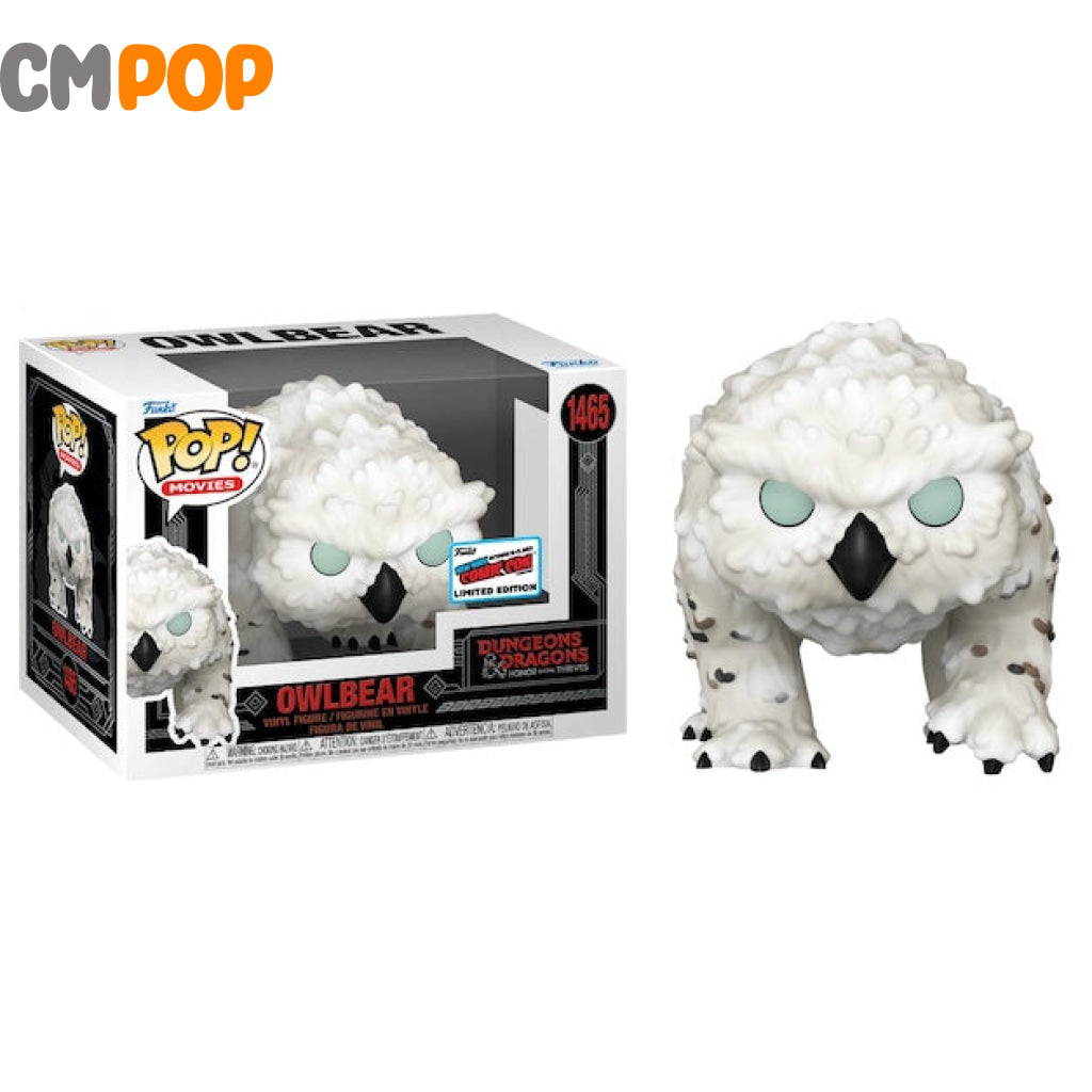 Owl Bear - #1465- Funko Pop! Dungeons And Dragons Movie Nycc 2023 Stickered Convention Exclusive Pop