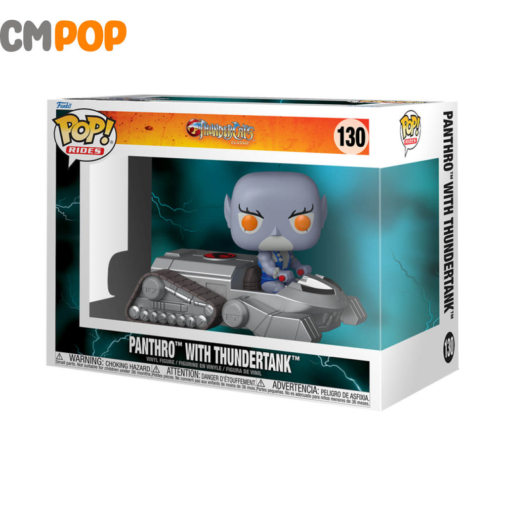 Panthro With Thundertank - #130 Funko Pop! Rides- Thundercats Pop
