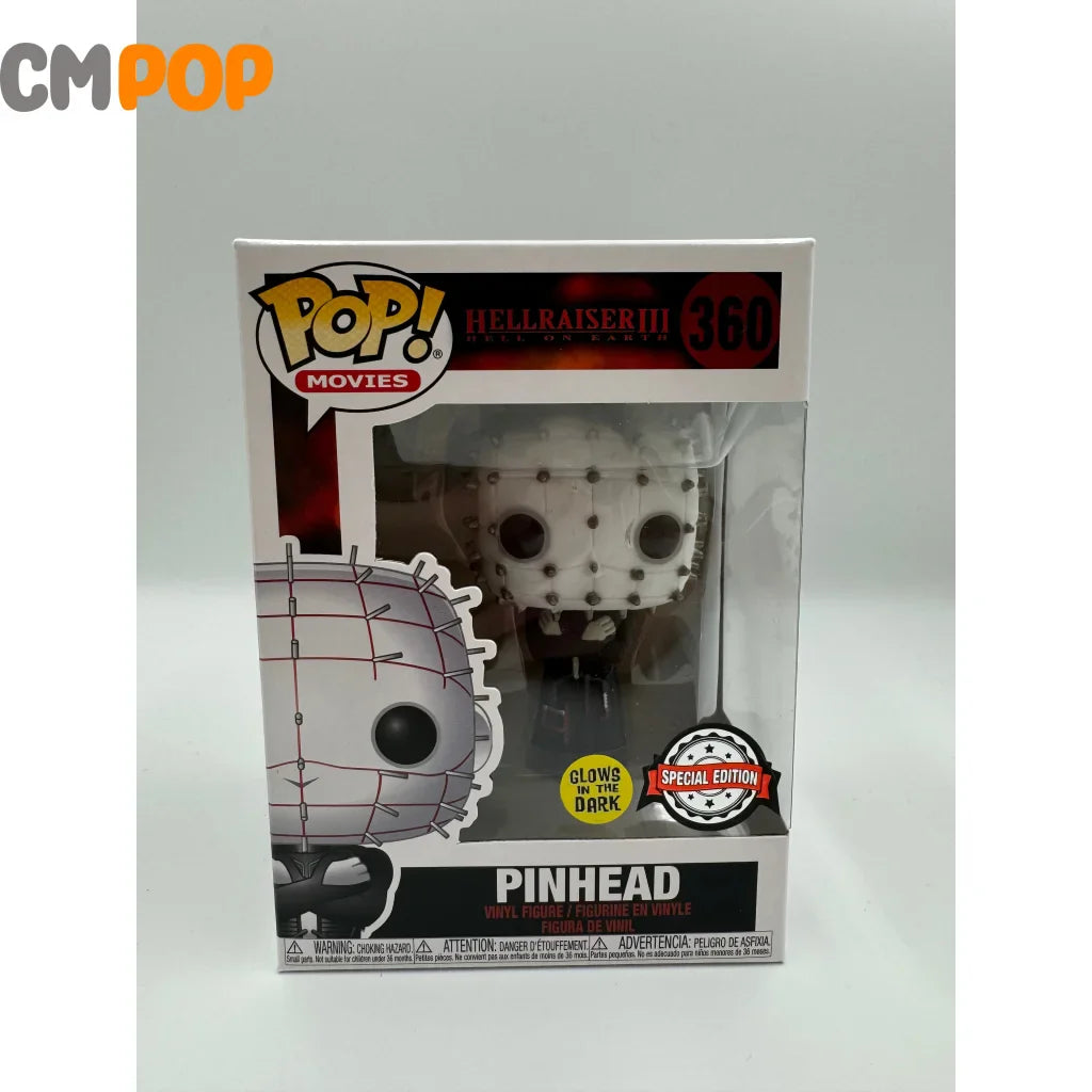 Pinhead - #360 Funko Pop! Movies Hellraiser Iii Glows In The Dark Special Edition Pop
